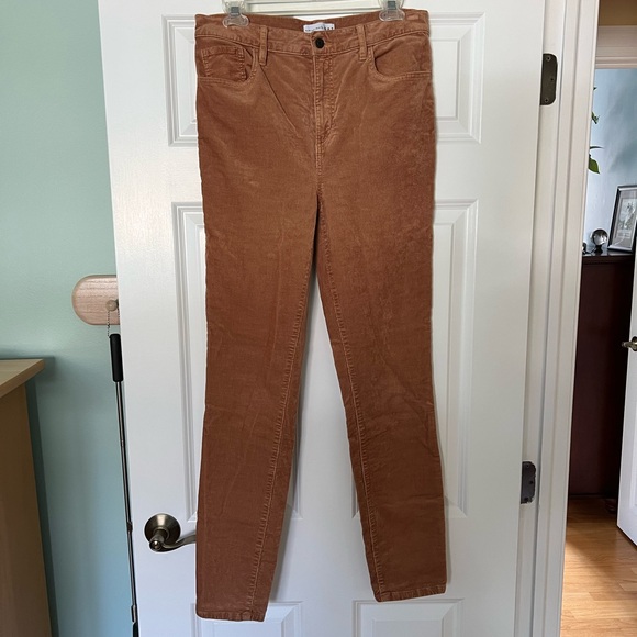 Brown Corduroy Pants Women’s M Loft - Picture 1 of 5